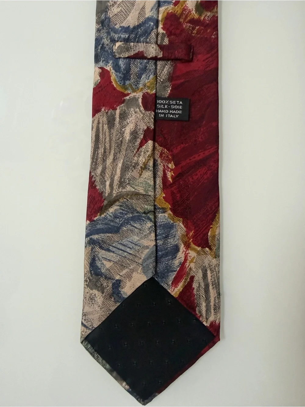 Vintage Moda Italiana Men’s 100% Silk Tie